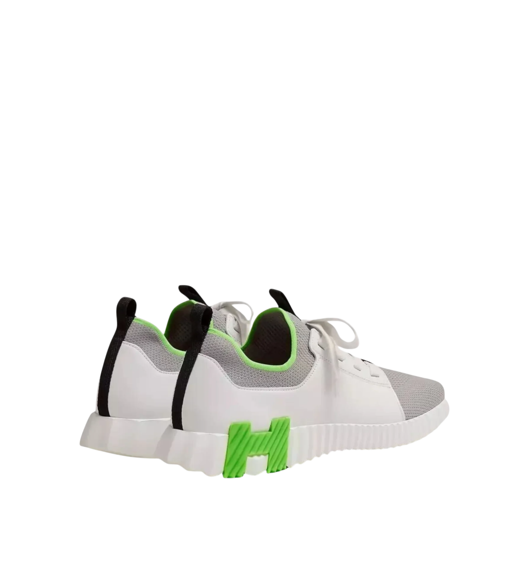 Hermès Depart Slip-on Sneaker Grey White Green