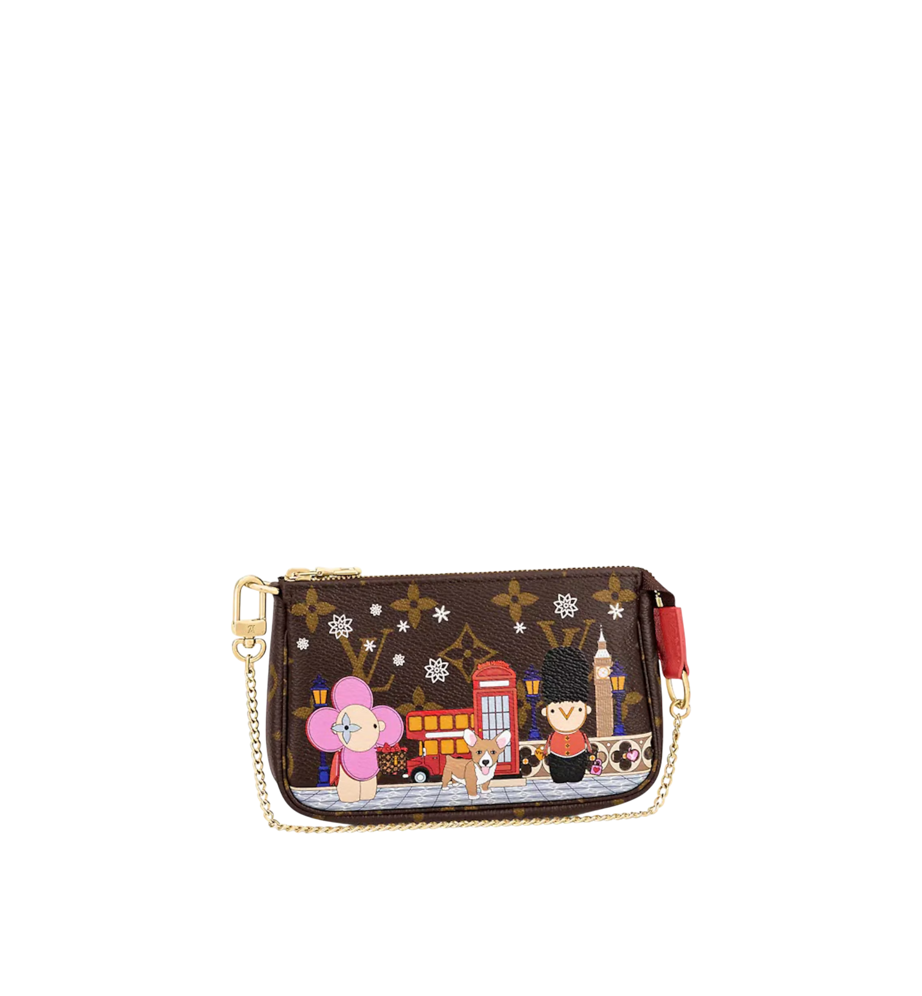 Louis Vuitton Mini Pochette Accessories XMas London Monogram