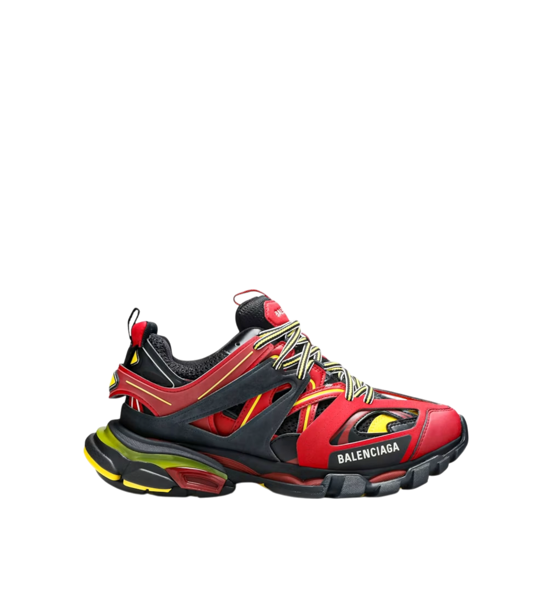 Balenciaga Track Caged Sneaker Red Yellow Black