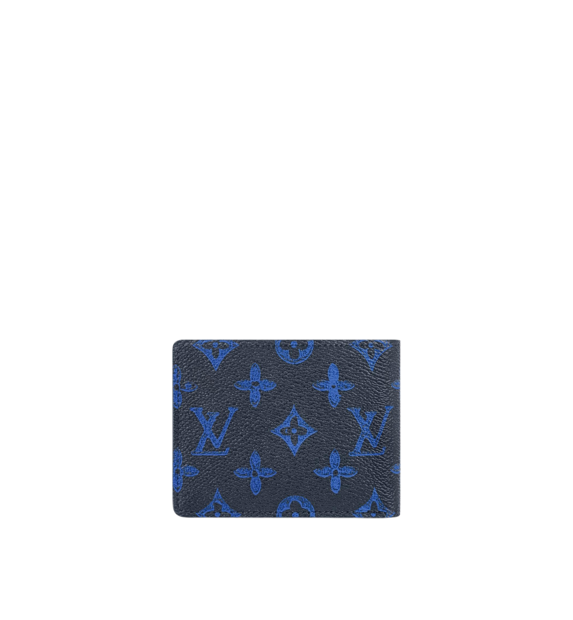 Louis Vuyitton Vintage Monogram Everyday Wallet Blue