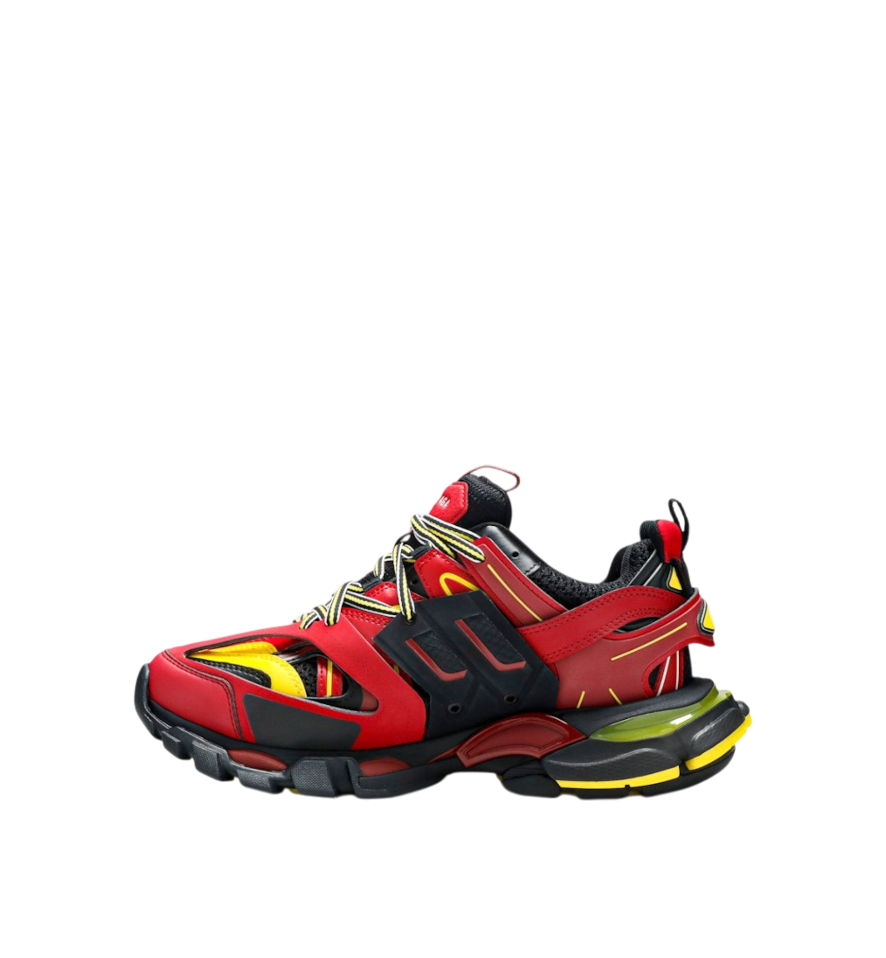 Balenciaga Track Caged Sneaker Red Yellow Black