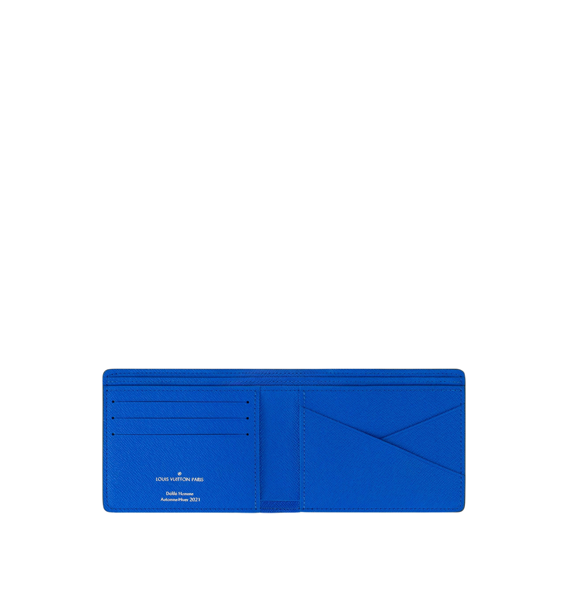 Louis Vuyitton Vintage Monogram Everyday Wallet Blue