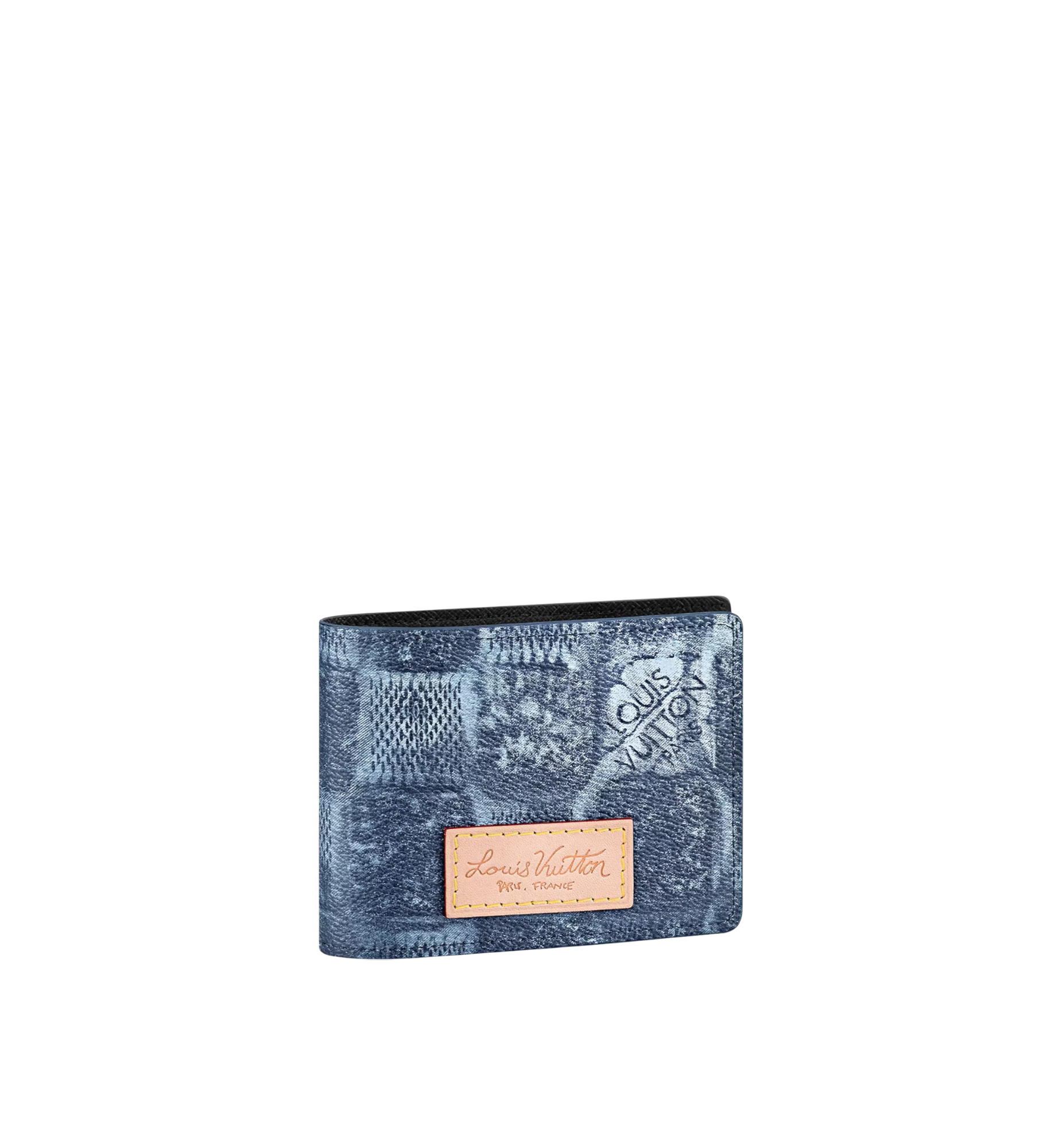 LOUIS VUITTON DAMIER SALT MULTIPLE WALLET OCEAN BLUE