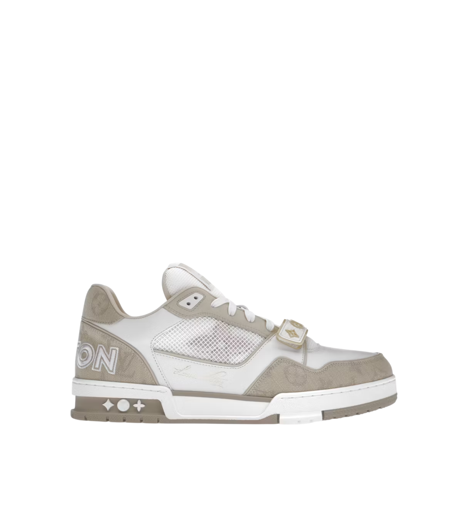 LOUIS VUITTON TRAINERS BEIGE MEN