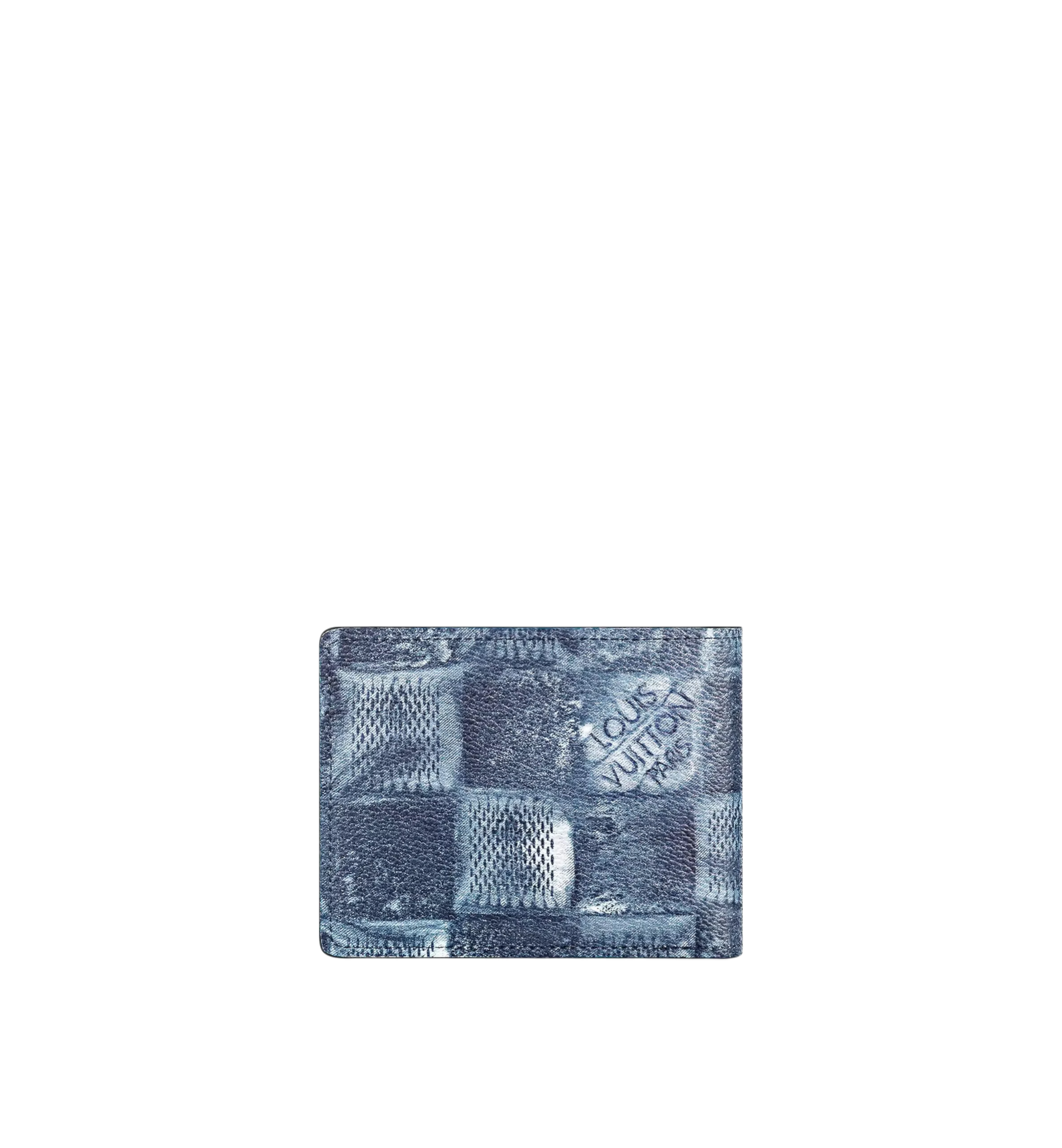 LOUIS VUITTON DAMIER SALT MULTIPLE WALLET OCEAN BLUE