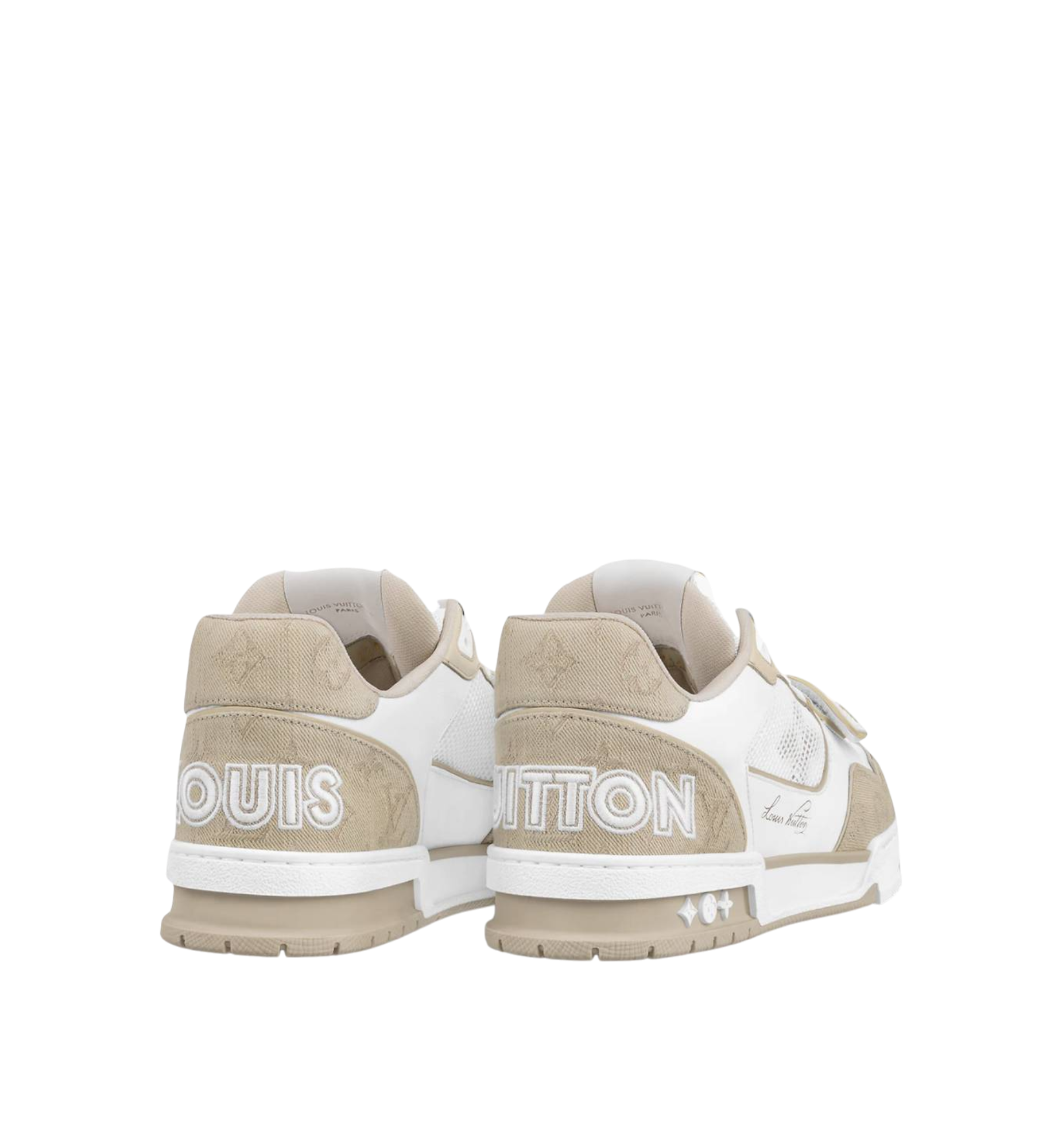 LOUIS VUITTON TRAINERS BEIGE MEN