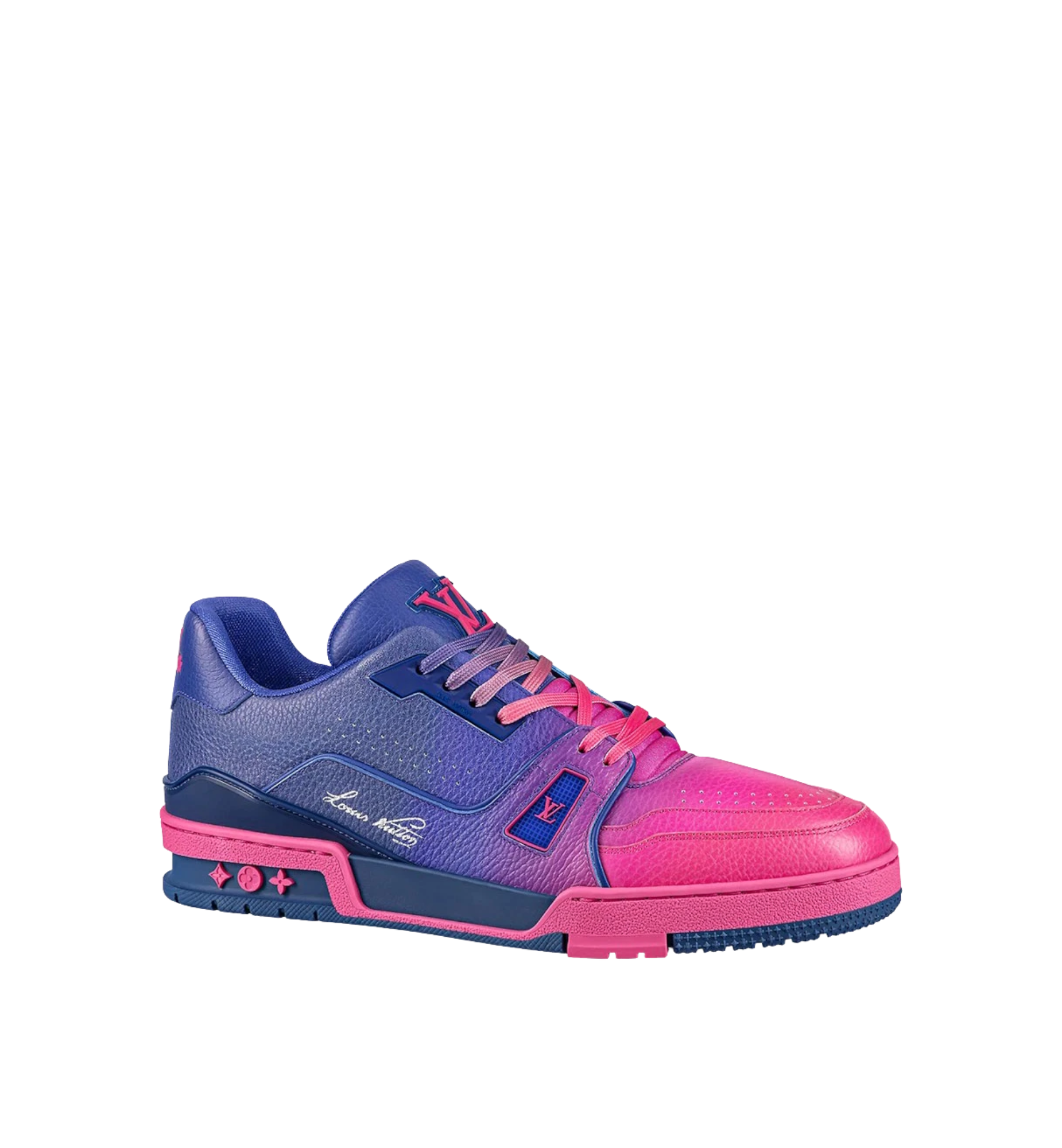 Louis Vuitton Trainer Sneaker Virgil No. 7 Purple Pink