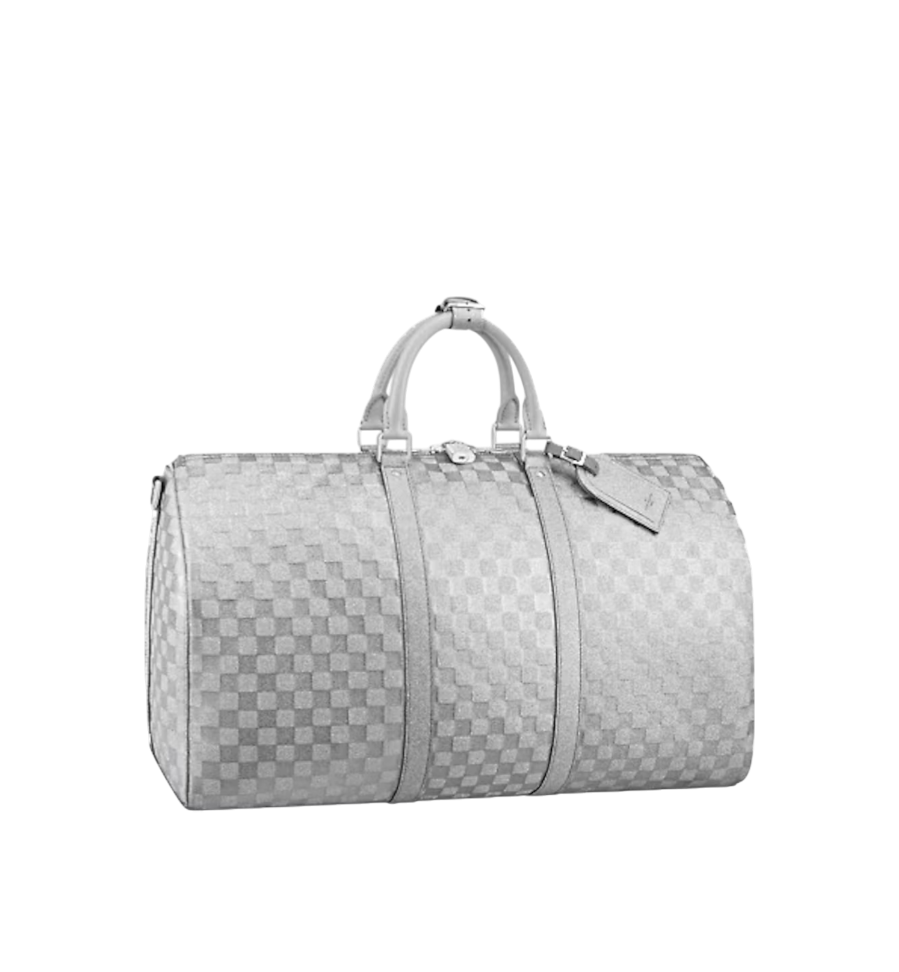 Louis Vuitton Keepall 50B Glitter Silver
