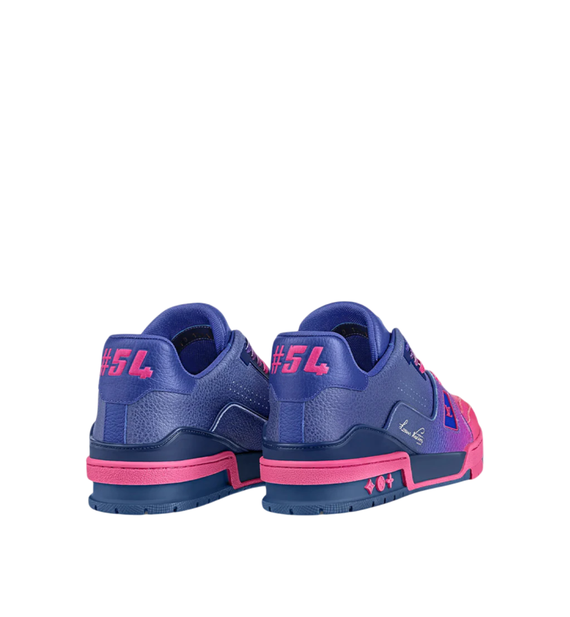Louis Vuitton Trainer Sneaker Virgil No. 7 Purple Pink