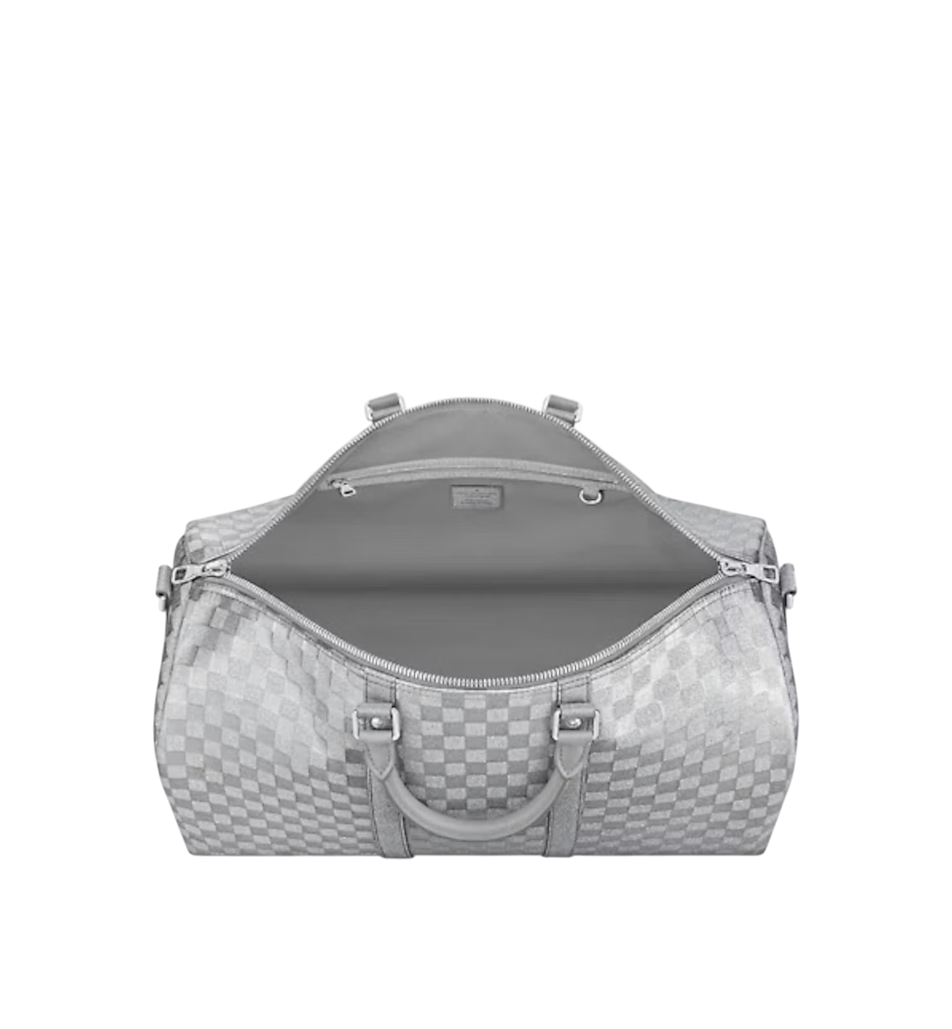 Louis Vuitton Keepall 50B Glitter Silver