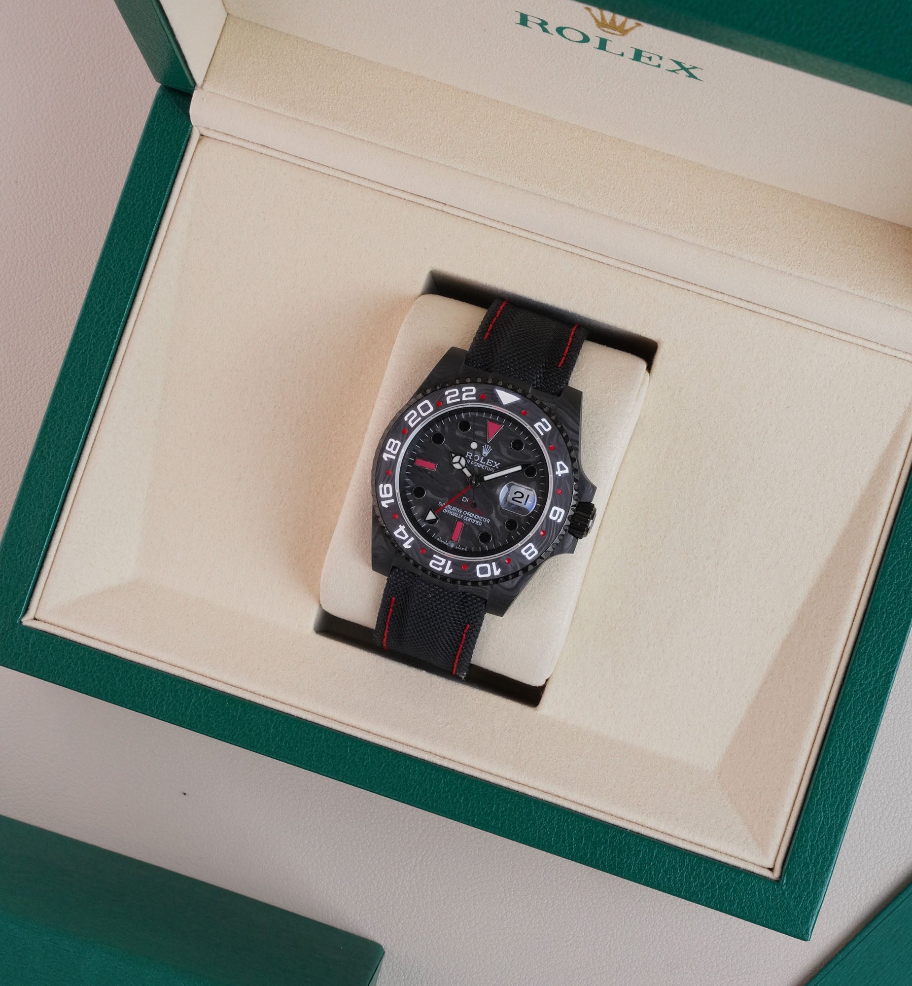 Rolex GMT-Master II Carbon Black Dial