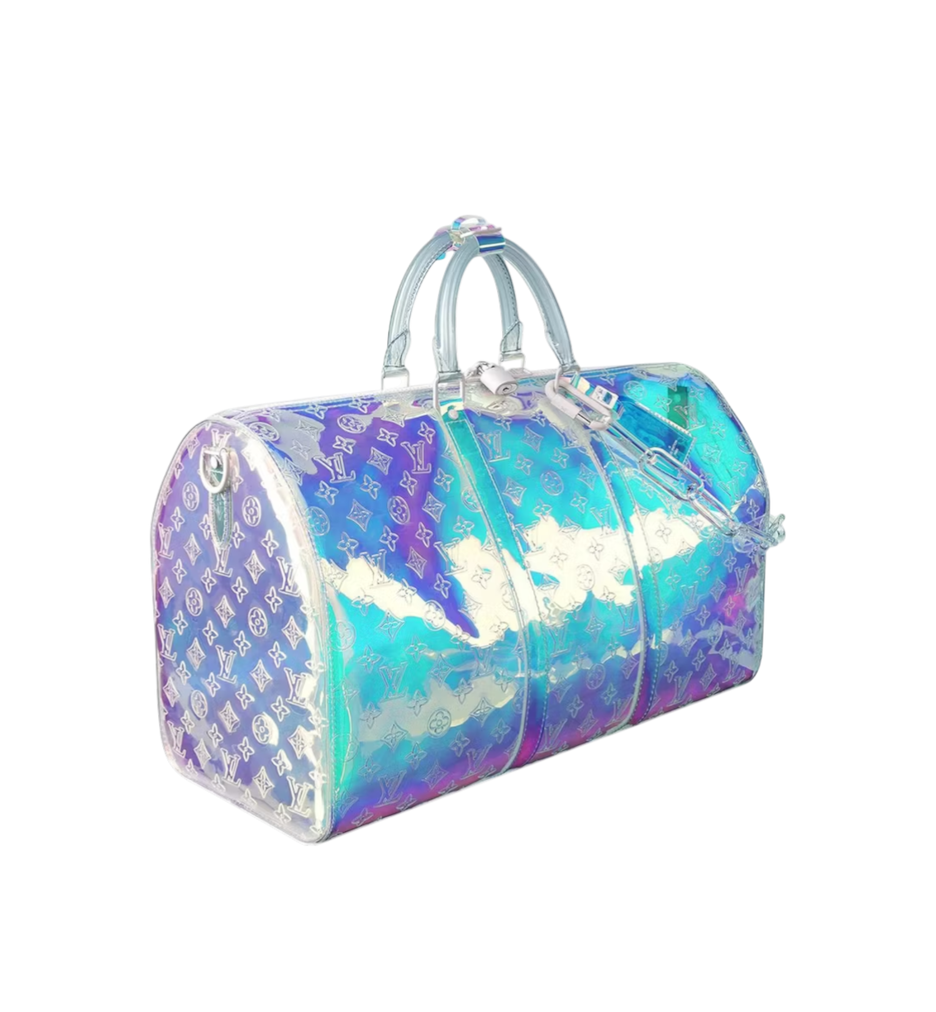Louis Vuitton Keepall Prism Neon Transparent