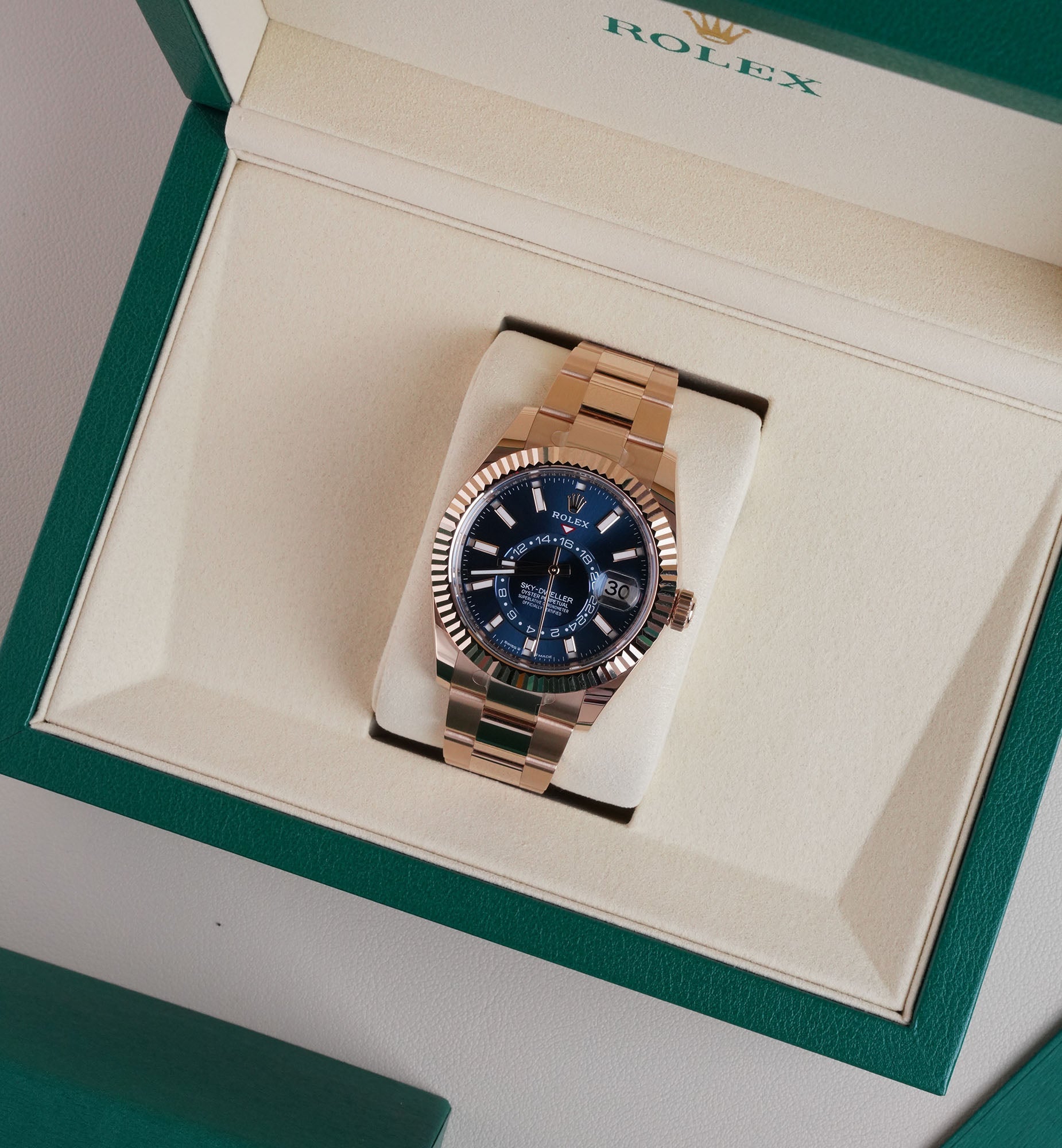 Rolex Sky-Dweller 42 Ref. 336935 | Oyster Bracelet | Blue Green