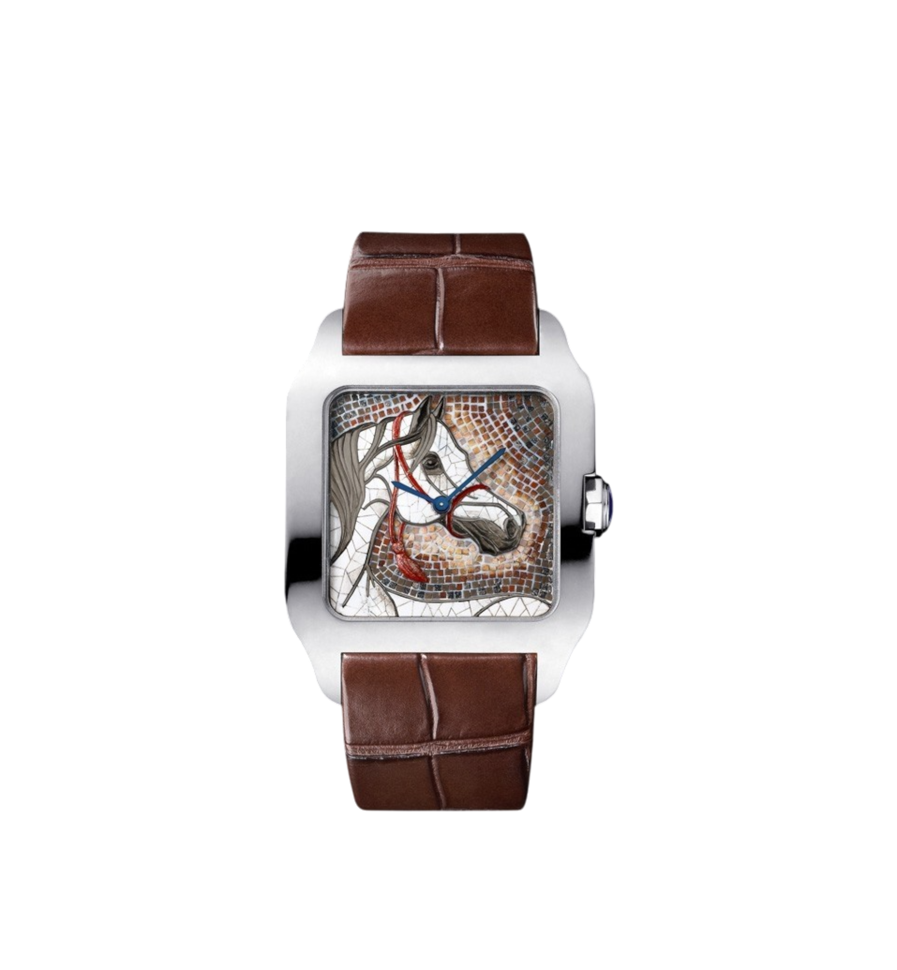 Cartier Santos-Dumont XL "Decor Cheval" Ref. HP100526