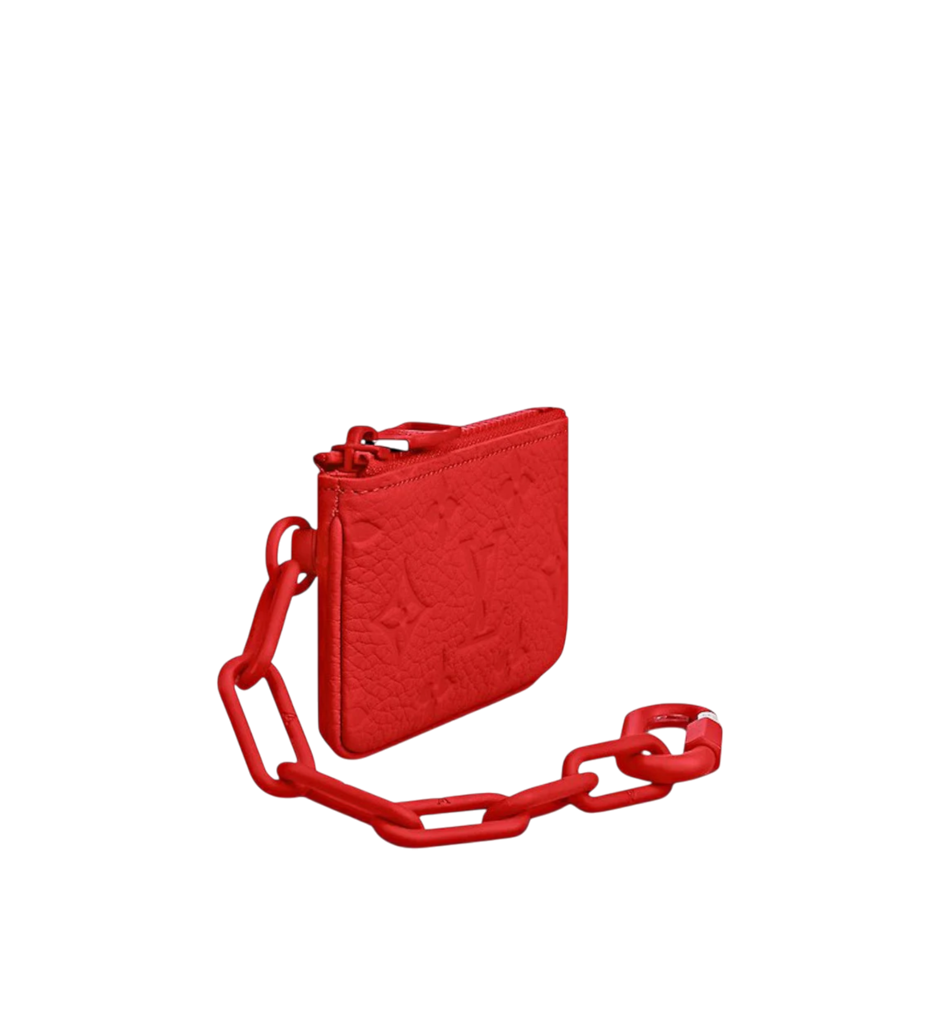 Louis Vuitton Pochette Cle Monogram Taurillon Red